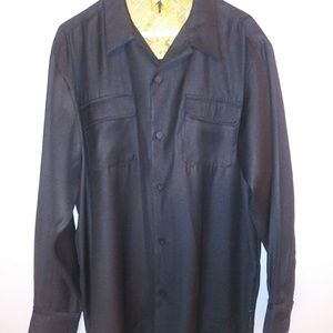 Black Steve Harvey Button Down